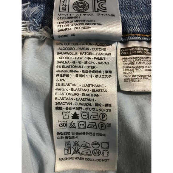 LEVI’S 311 Shaping Skinny Light Blue Demin Jeans Size 33 - Picture 11 of 12